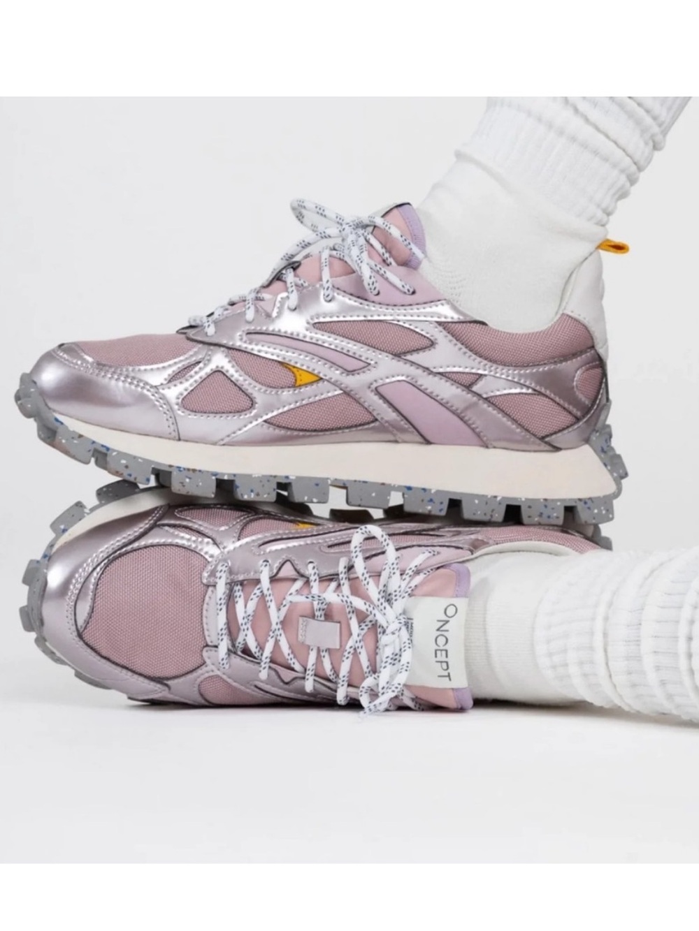 Oncept Oslo Sneakers Pink Galactic Haze Free People Size 8.5 NEW